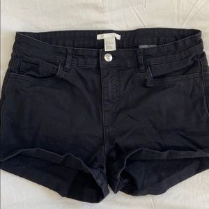 H&M Black Shorts